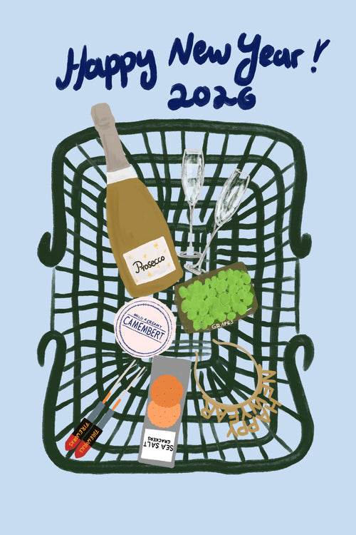 2026 Calendar A4 - 12 months of little shop illustrations