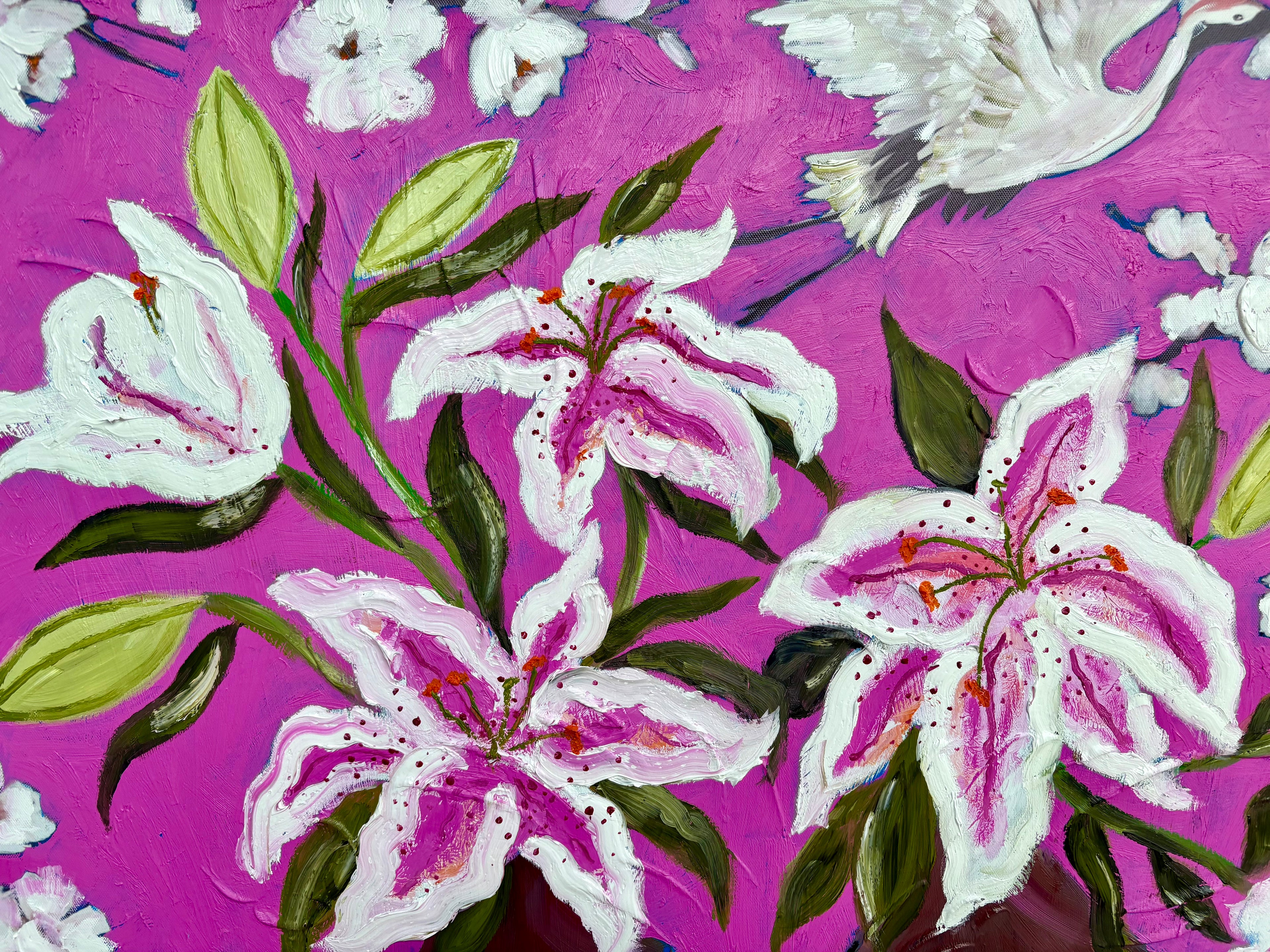 Original Oil Painting - Sisters in Mauritius